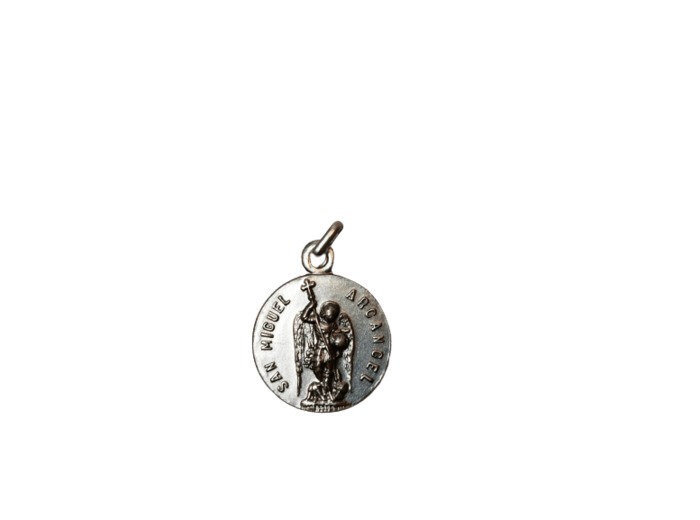 Médaille 17mm en Argent 925 - ST MICHEL