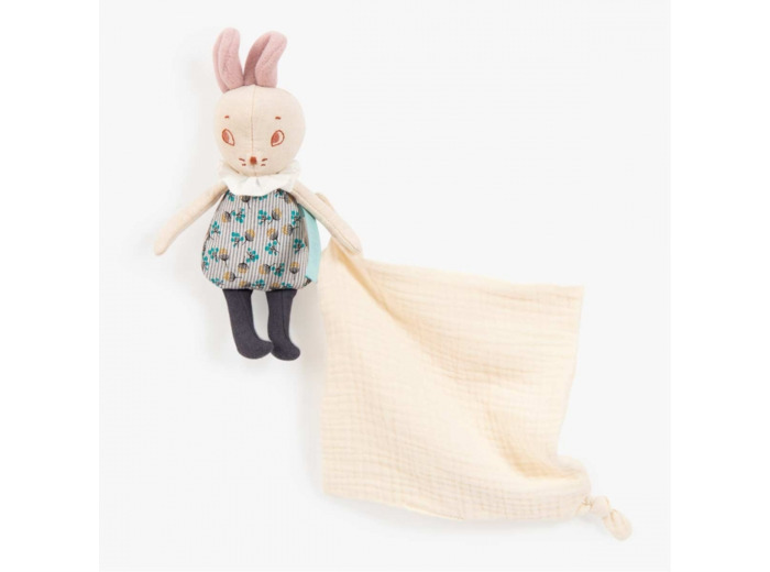 Doudou mouchoir souris Après la Pluie Moulin Roty