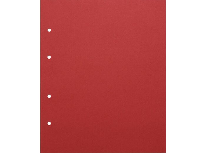 INTERCALAIRES ROUGES  HB PAR 10 Format A4 8318R  (lindner)