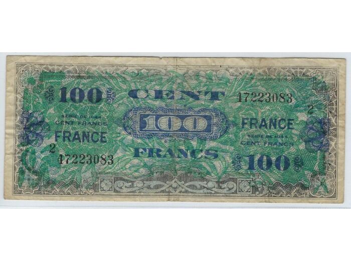 FRANCE 100 FRANCS Type FRANCE 1945 SERIE 2 TB+ 083