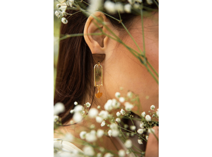 Boucles d'oreilles "Nature enchantée"