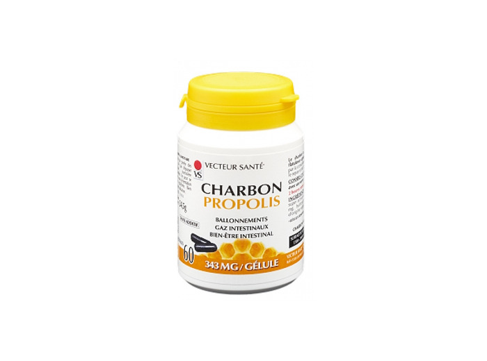 Charbon Propolis 60 gélules