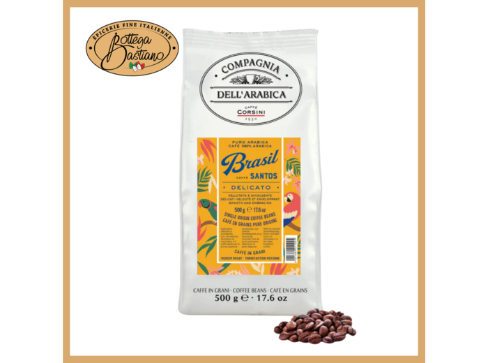 Café Grains Brésil 100% Arabica 500G