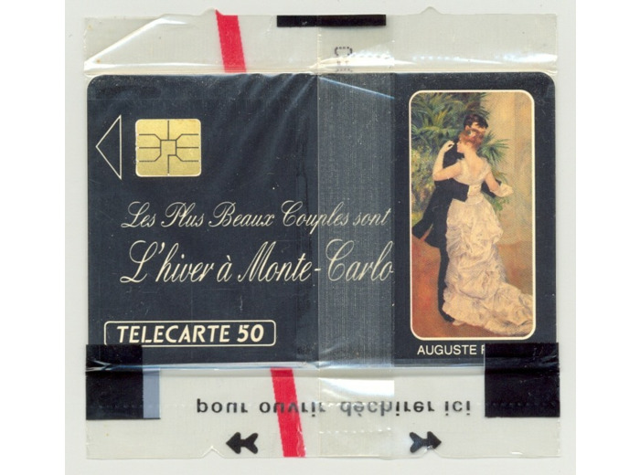 TELECARTE NSB 50 UNITE 04/91 DANSE A LA VILLE TABLEAU DE AUGUSTE RENOIR ME6