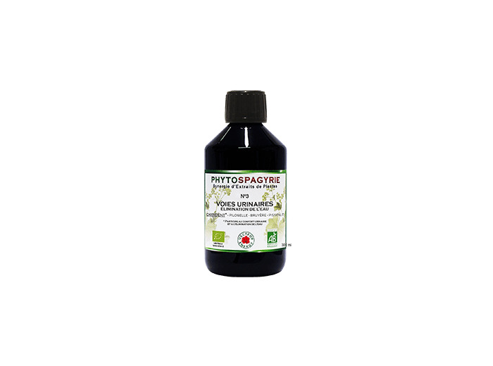 Phytospagyrie N°3 Voies urinaires (Elimination de l'eau)300ml-Vecteur Energy