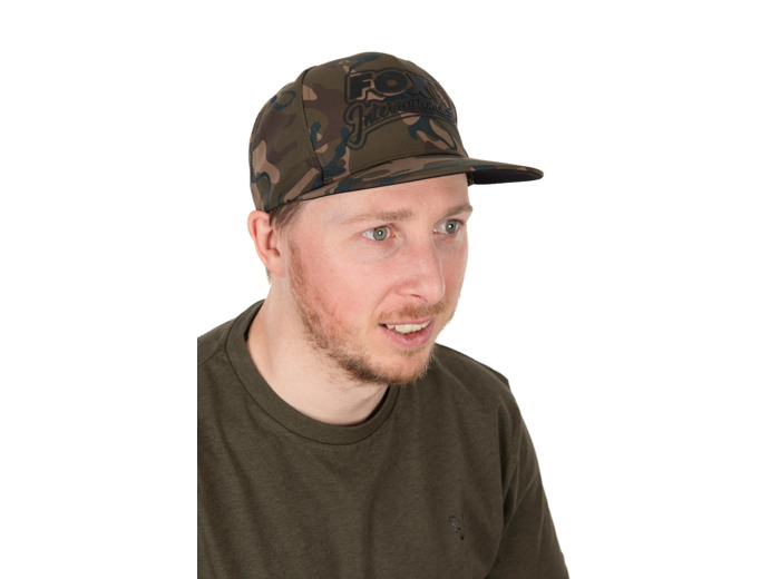 camo flat peak snap fox