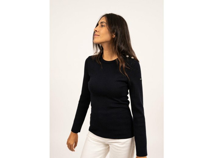 Pull marin uni Marée