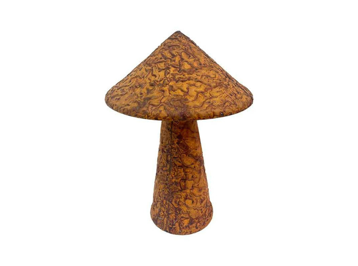 Champignon décoratif en acier 40x28x77cm