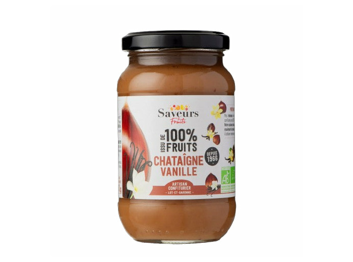Préparation Châtaigne Vanille 100% Fruits Bio-310g-Saveurs et Fruits