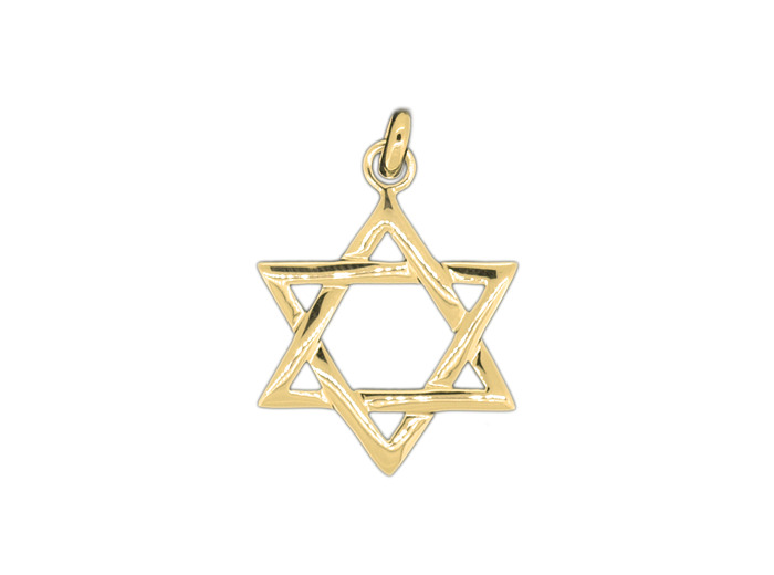 Pendentif en Plaqué Or - ÉTOILE DE DAVID