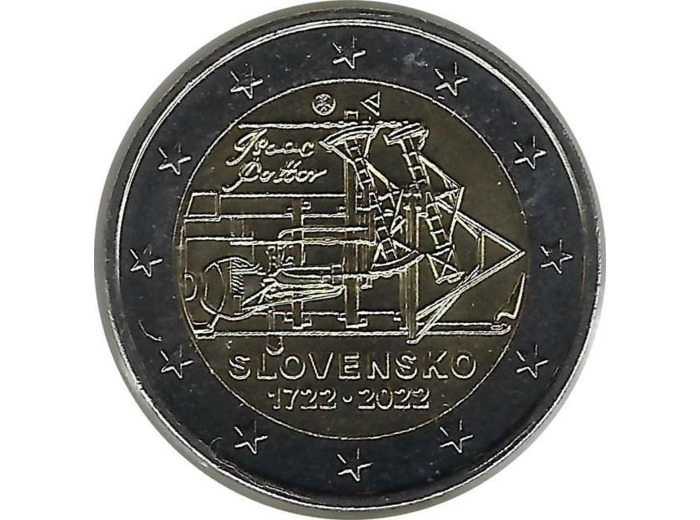 SLOVAQUIE 2022 2 EURO COMMEMORATIVE MACHINE A VAPEUR SUP