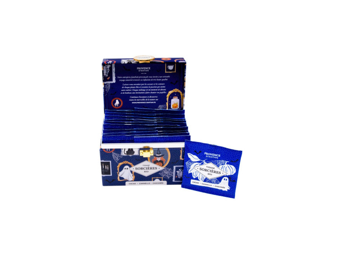 Tisane Sortilège des sorcières 20 sachets boite métal