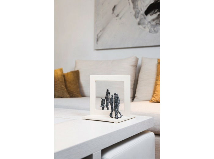 Sculpture bronze Family de Gardeco