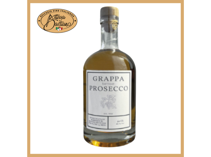 Grappa ambrée de Prosecco 40% 50cl