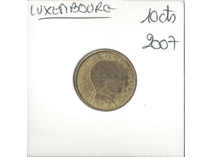 Luxembourg 2007 10 CENTIMES SUP