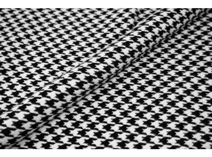 Petit NOIR laize 143cm effet mohair pied de poule 214.03 100000 tours