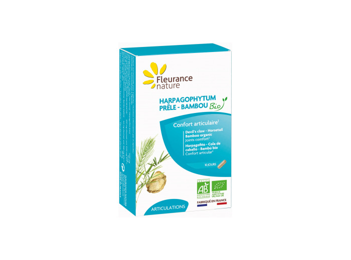 Harpagophytum Prêle Bambou Bio 40 gélules