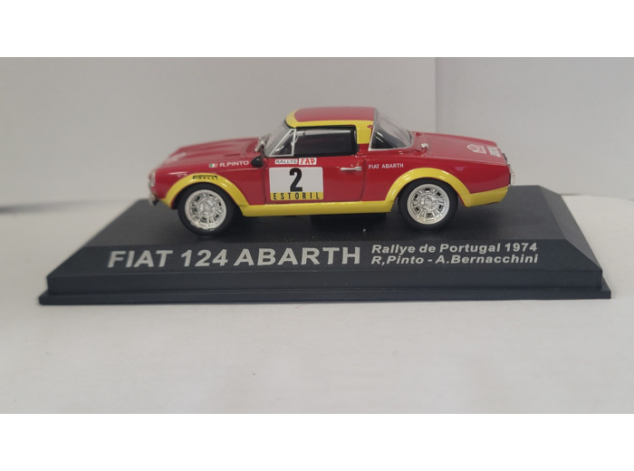 FIAT 124 ABARTH RALLYE DU PORTUGAL 1974 1/43