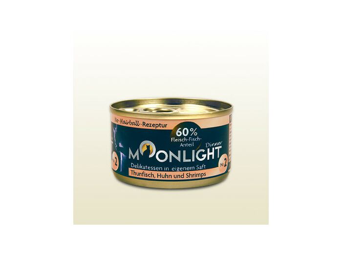 Moonlight "Thon, poulet & crevettes" pour chat adulte - 80g