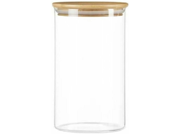 BOCAL VERRE BOIS 0.8L Ah Table