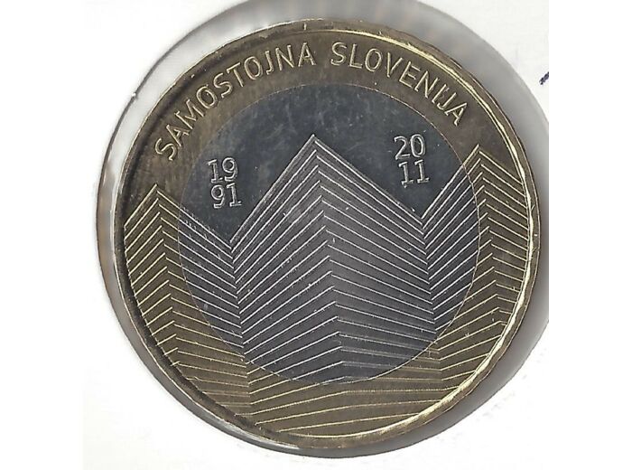 SLOVENIE 2011 3 EURO SAMOSTOJNA SUP