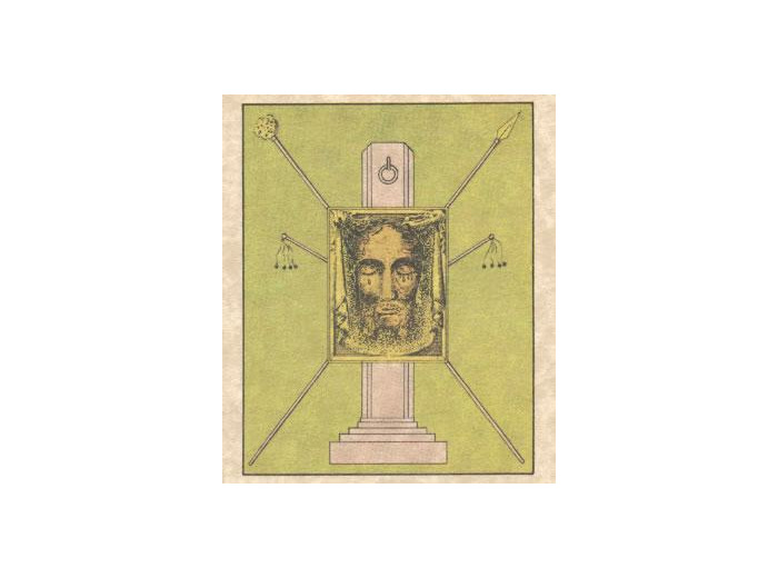 Pentacle de l'abbé Julio "La sainte face de Notre Seigneur Jésus Christ"