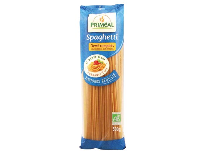 Spaghetti demi complets Bio-500g-Priméal