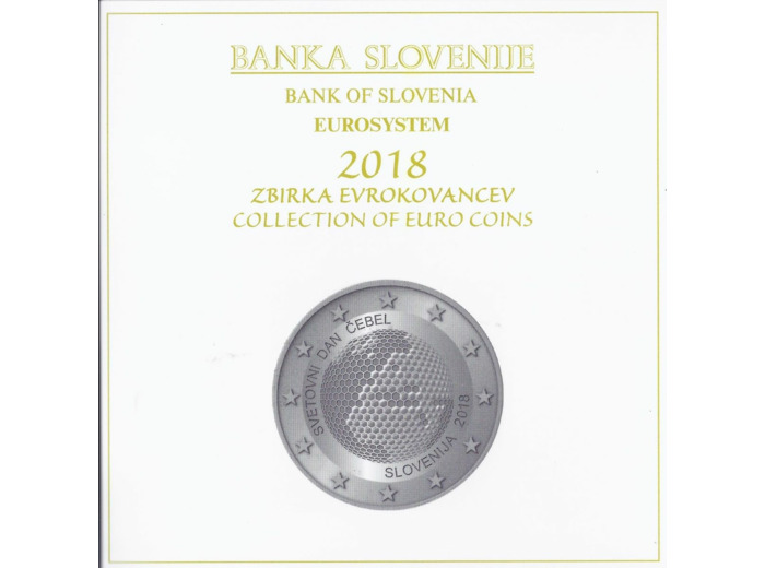 SLOVENIE 2018 SERIE 10 MONNAIES  BU