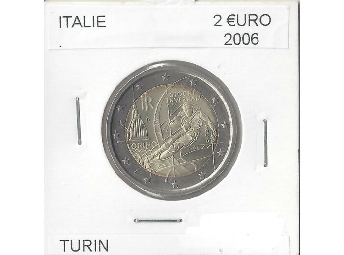 ITALIE 2006 COMMEMORATIVE 2 EURO TURIN SUP