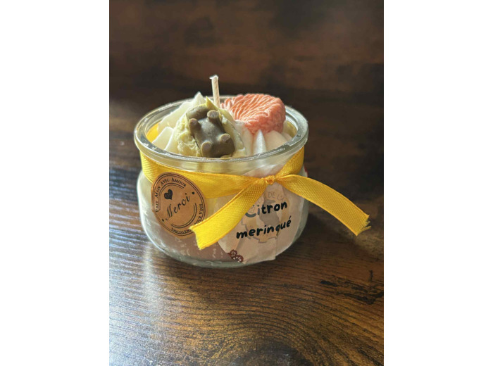 Le Secret Sucré : Bougie Citron Meringué