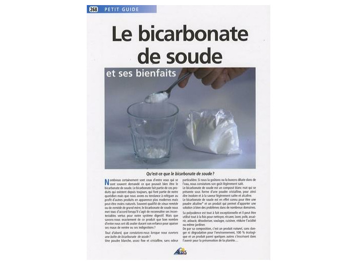 Le bicarbonate de soude et ses bienfaits