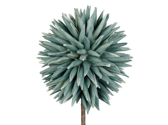 Fleur Artificielle Ogneo en Polyester Bleu Haute Tige 75cm