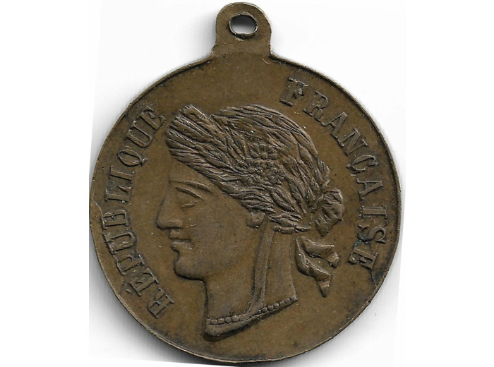 MEDAILLE - FETE NATIONALE 14 JUILLET 1881 TTB