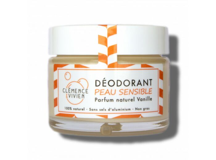 Déodorant crème peau sensible vanille