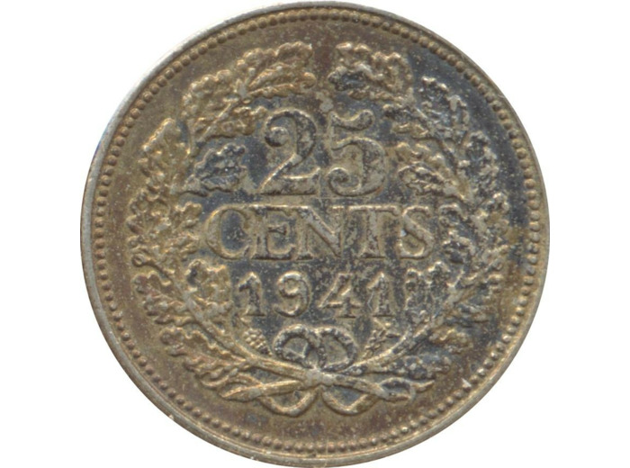 HOLLANDE 25 CENTS 1941 TTB N2