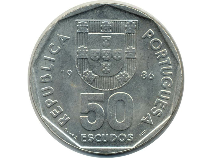 PORTUGAL 50 ESCUDOS 1986 SUP/NC (W636)