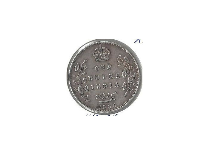 INDE ANGLAISE 1 RUPEE 1905 TTB
