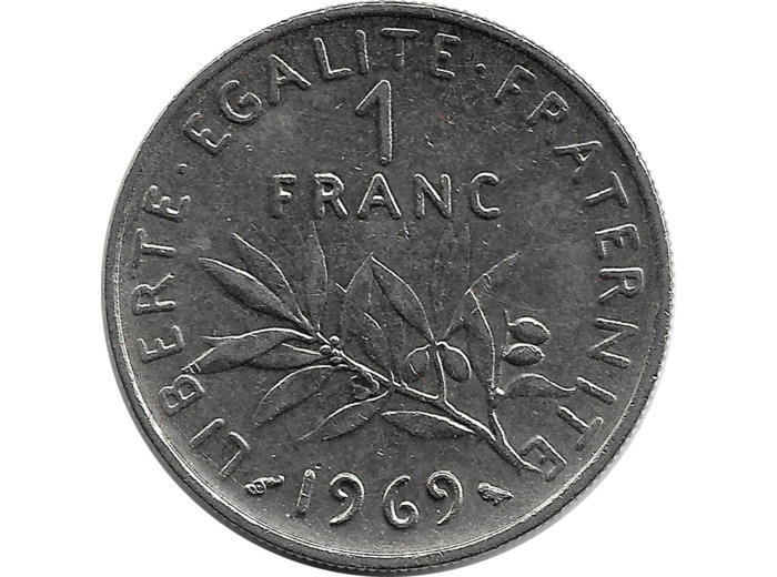 FRANCE 1 FRANC ROTY 1969 SUP-