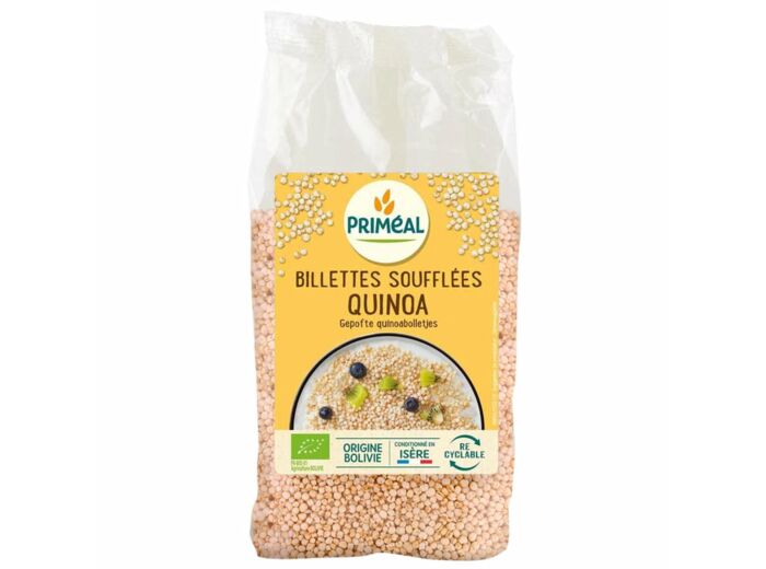 Billettes de Quinoa soufflées Bio-100g-Priméal