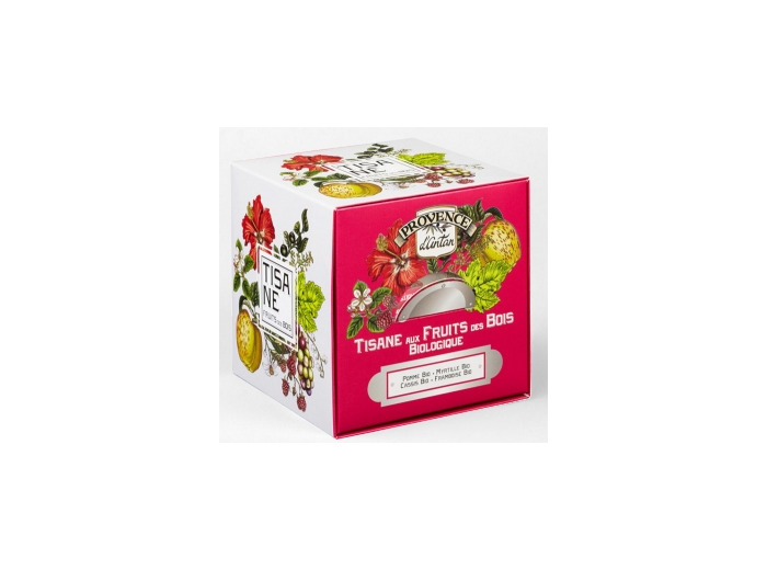 Tisane Be Cube Fruits des bois bio 24 sachets 60gr recharge carton