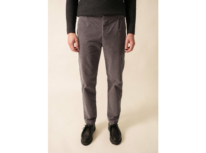Pantalon en velours Auguste coupe droite