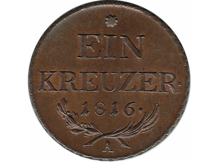 AUTRICHE 1 KREUZER 1816 A SUP