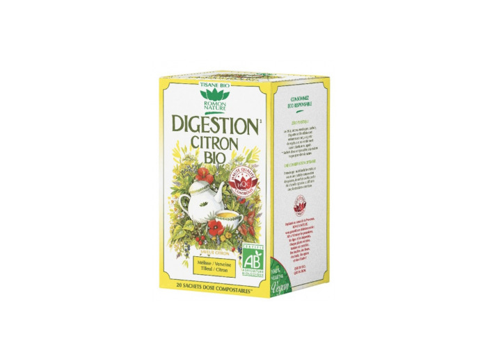 Tisane Digestion Citron bio 20 sachets 32g