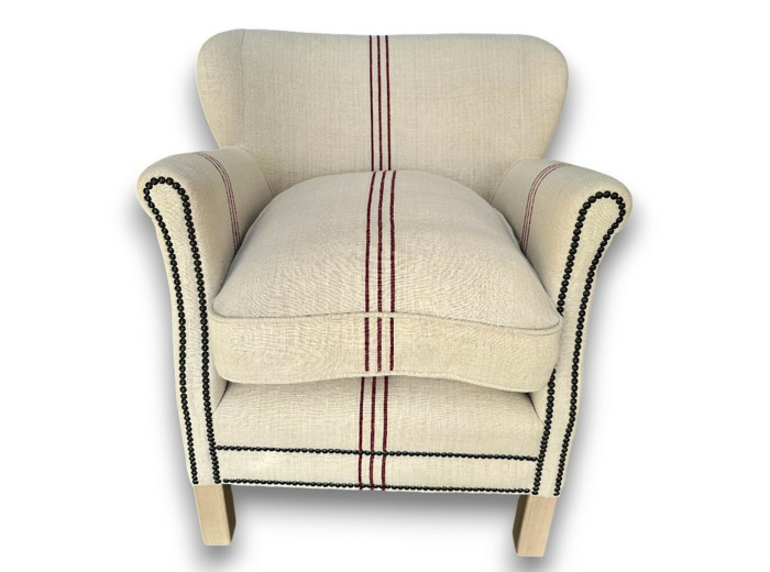 Fauteuil vieux sac à farine Turner 70x73x68cm