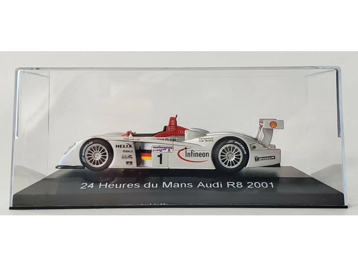 AUDI R8 24 HEURES DU MANS 2001 1/43 AVEC BOITE