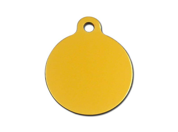 Grand rond doré - 3x4cm