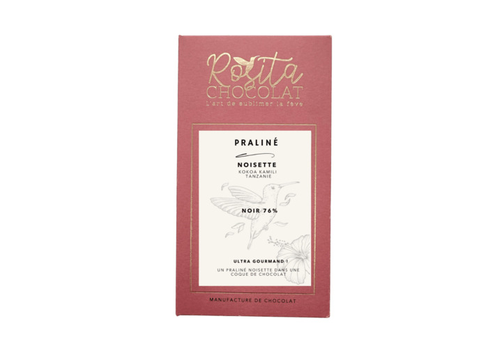 Tablette Praliné Noisettes Noir 105G