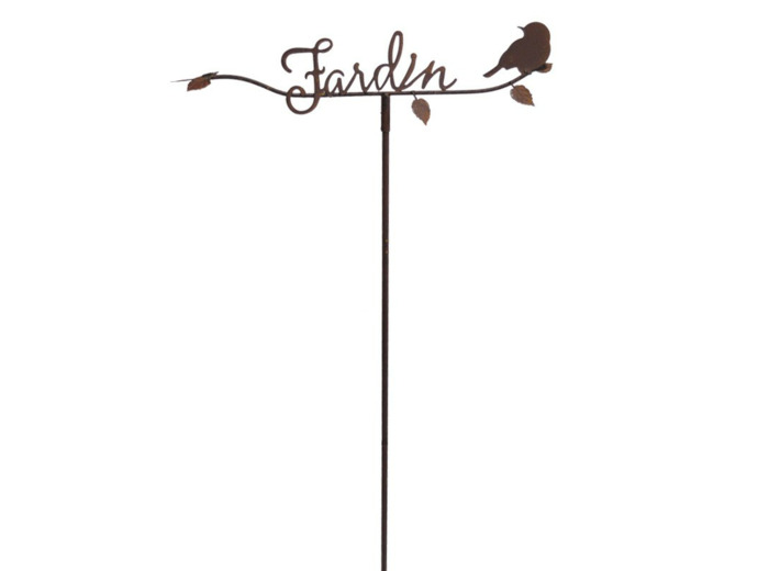 Tuteur jardin écriture romantique 56x06x122cm