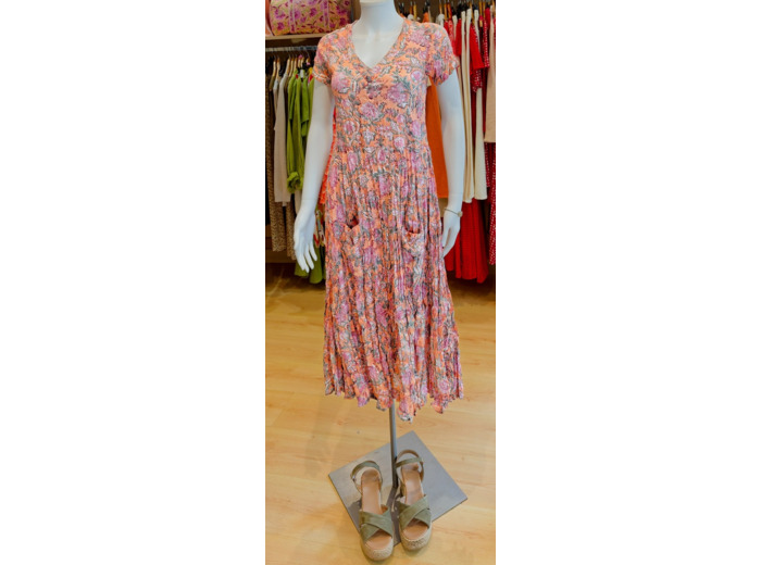 robe JAZZI coton froissé Jolie Julie