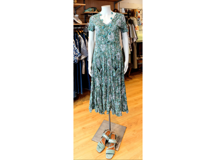 robe JAZZI en coton froissé JOLIE JULIE